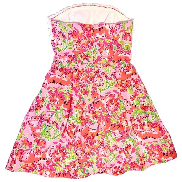 Lilly Pulitzer Call Me Kitty Ferra Dress Size 0 - Picture 4 of 10